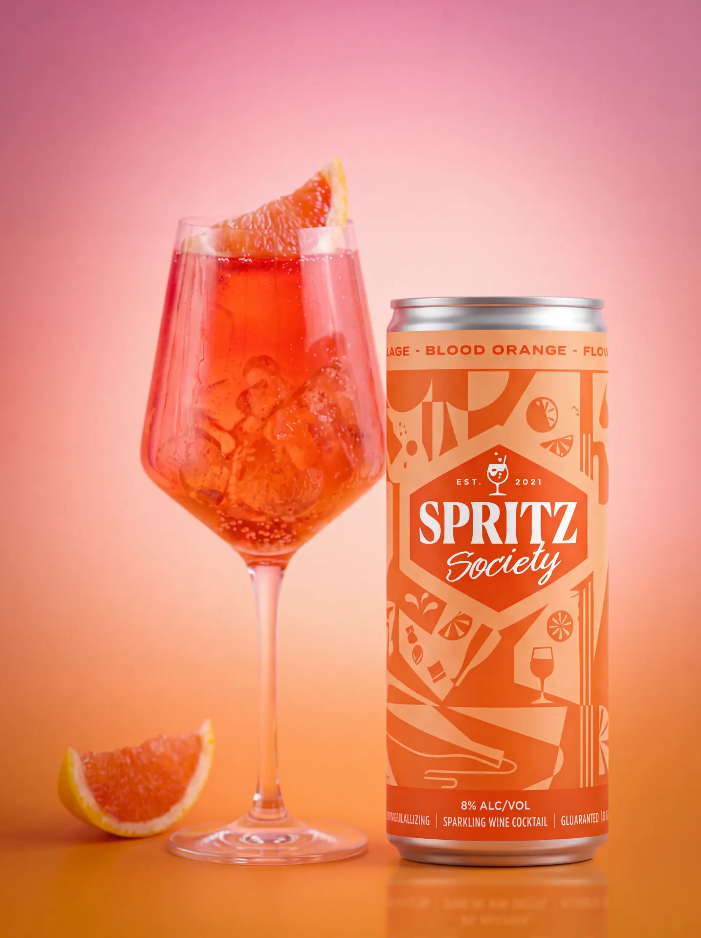 Blood orange, poured.